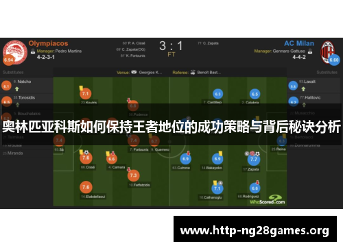 奥林匹亚科斯如何保持王者地位的成功策略与背后秘诀分析 奥林匹亚科斯如何保持王者地位的成功策略与背后秘诀分析