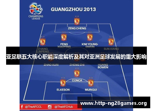亚足联五大核心职能深度解析及其对亚洲足球发展的重大影响