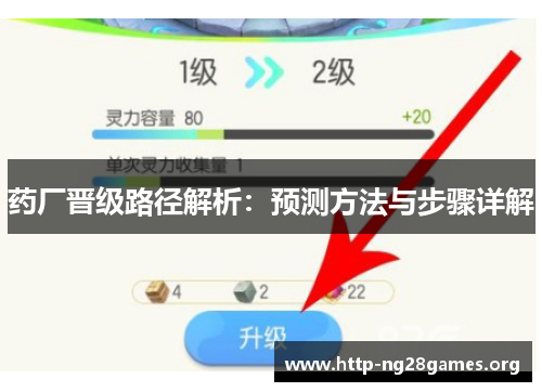 药厂晋级路径解析：预测方法与步骤详解